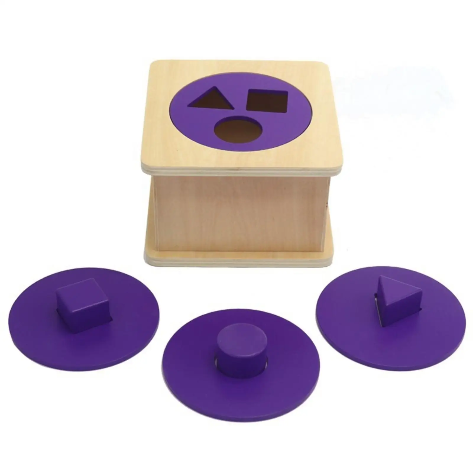 Wooden Shape Matching Game Educational Toy for Kids 3-6 Years Old Preschool Learning Activity