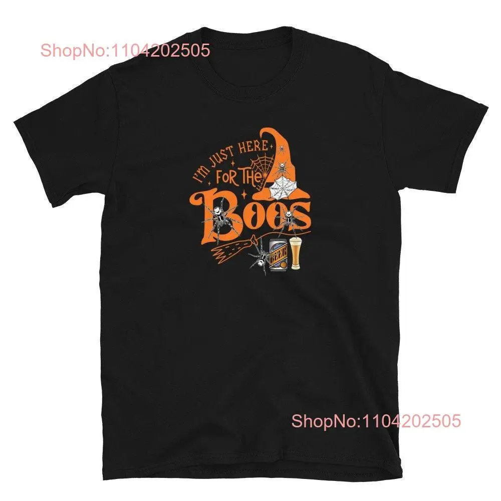 Boos T Shirt Beer Lover Halloween Costume Arachnophile Zythophile for Him Here the Funny Fraternity long or short sleeves