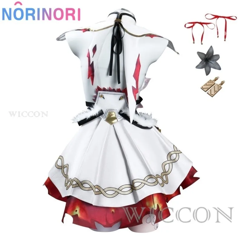 Camellya Cosplay Costume Game Wuthering Waves Chun Sweet Uniform Dress Full Set with Prop Halloween Party Role Play Cloth XXXL