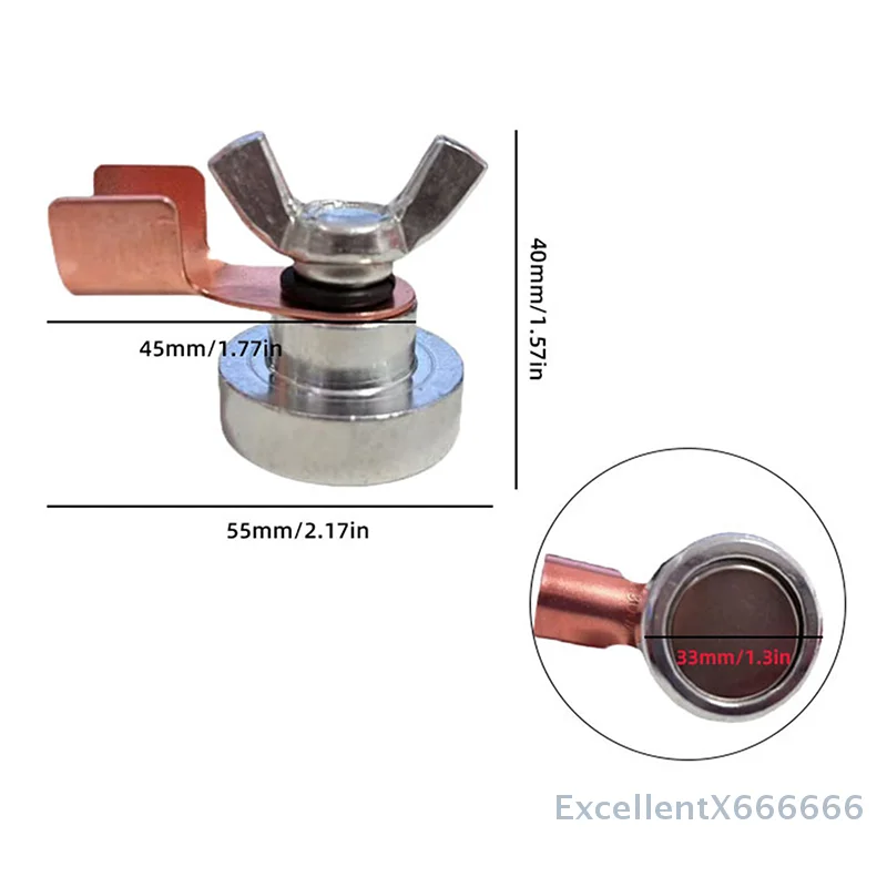 Robust Magnetic Welding Ground Clamp, Secure Grip Metal Surfaces for Welders