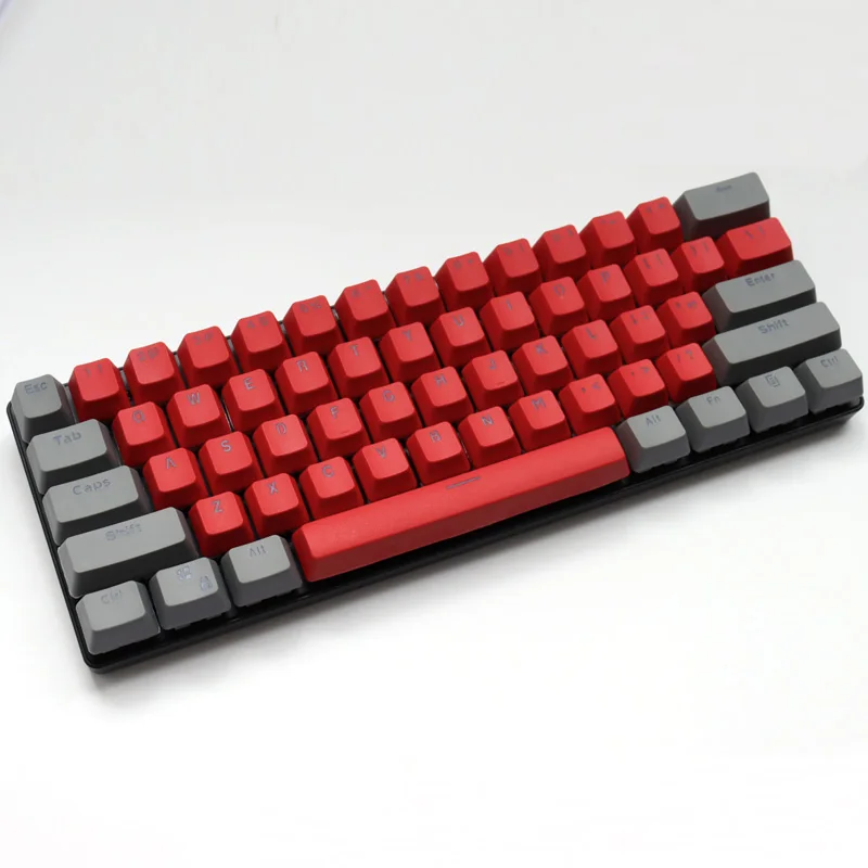 106 Keys Grey Red Keycaps PBT Specials Keycap Backlit Two-Color Key Caps 61/104