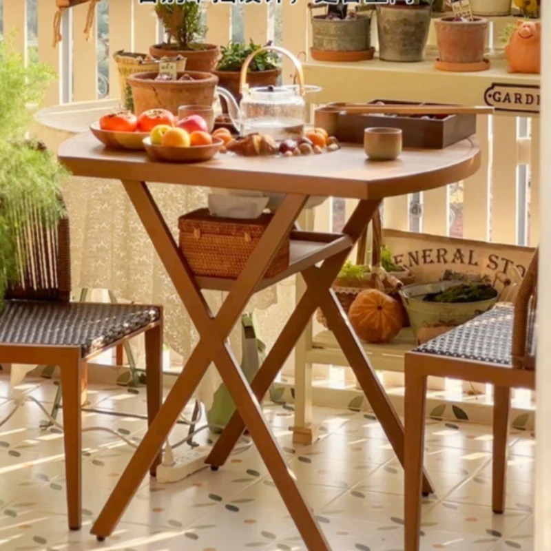 

Tea table Balcony Electric ceramic stove Small tea table Multifunctional coffee table