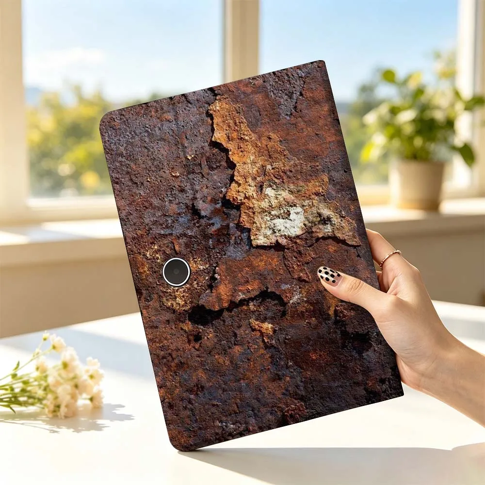 

2D Flat Rusted Pattern For OPPO VIVO IQOO OnePlus Realme Pad 3 Pro 13 12.1 11.61 11.4 10.36 11 inch Tablet Case Soft