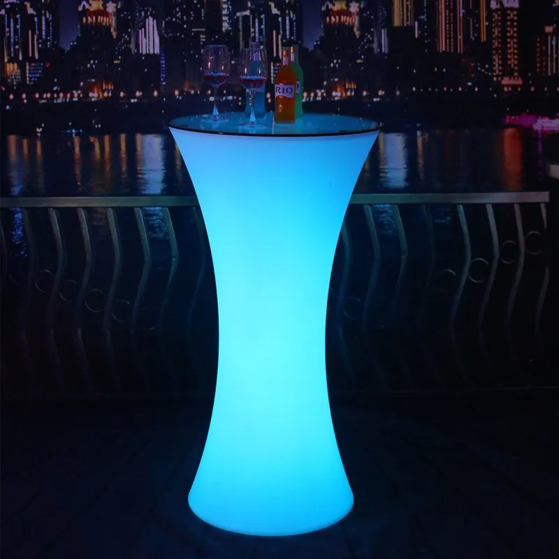 New led bar table 16 colors Changing Lighting Led cocktail table Illuminous Glowing Coffee Bar Stool For Party Event supplies