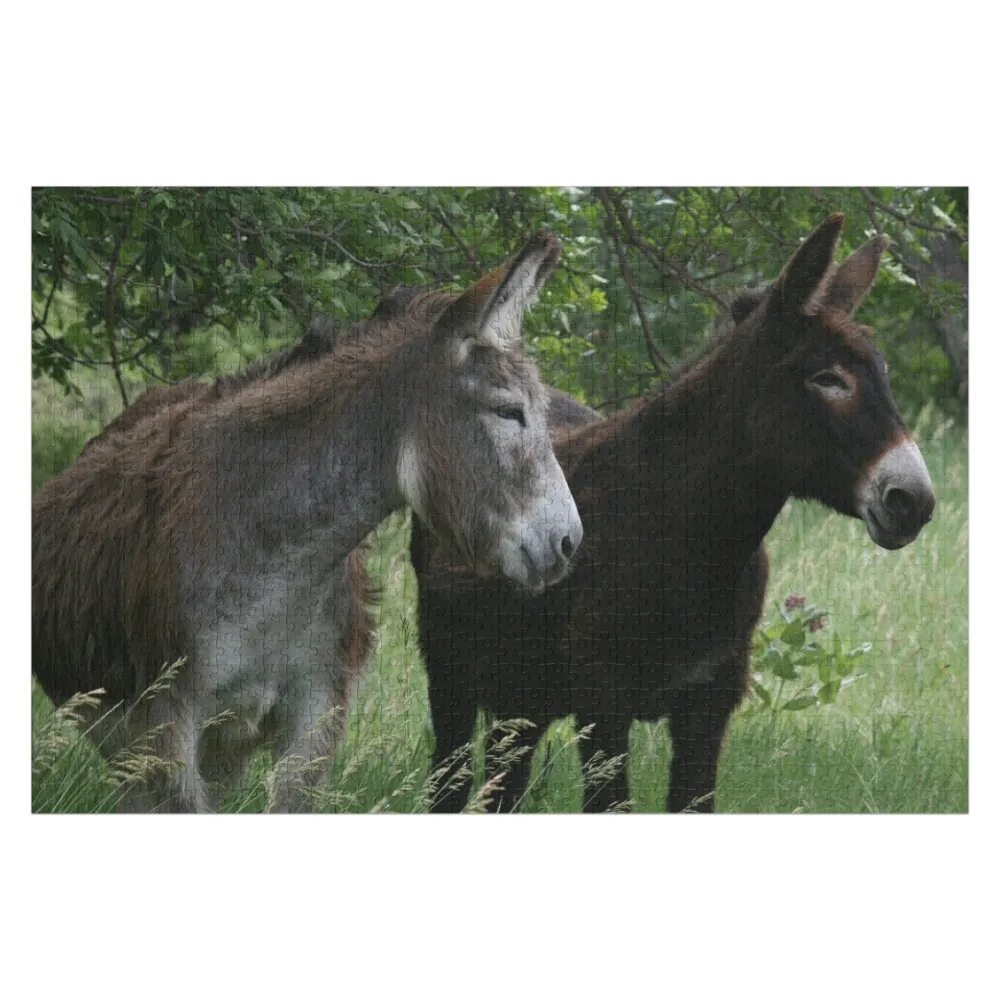 Donkey puzzle Jigsaw Puzzle Wooden Animal Customized Picture Custom Wooden Name Baby Toy Puzzle