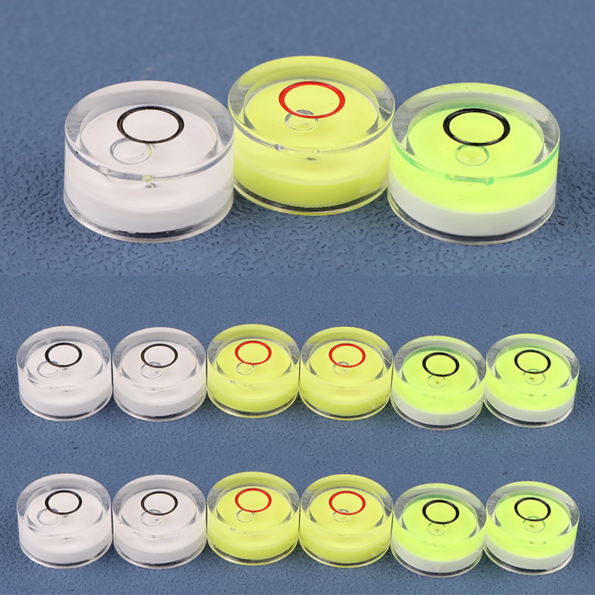 ミニラウンド精度バブルレベルブルズアイ計器水平精密バブルレベル測定ツール