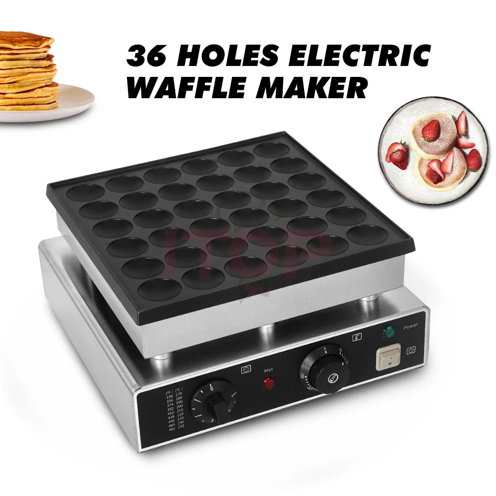 ITOP Mini Pancake Machine Commercial Electric Pancake Maker 25/ 36/ 50 Holes