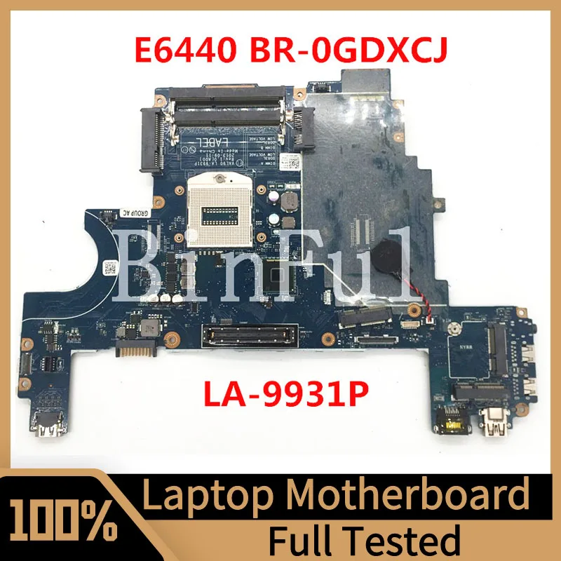 

CN-0GDXCJ 0GDXCJ GDXCJ Mainboard For DELL Latitude E6440 Laptop Motherboard VAL90 LA-9931P 100% Full Tested Working Well