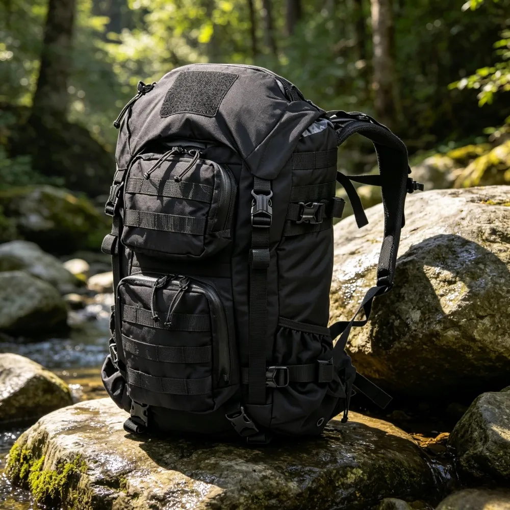 

Outdoor Hiking Backpack 30L 35L, Military Style Water Resistant Travel Trekking Tactical Daypack for Men Women
