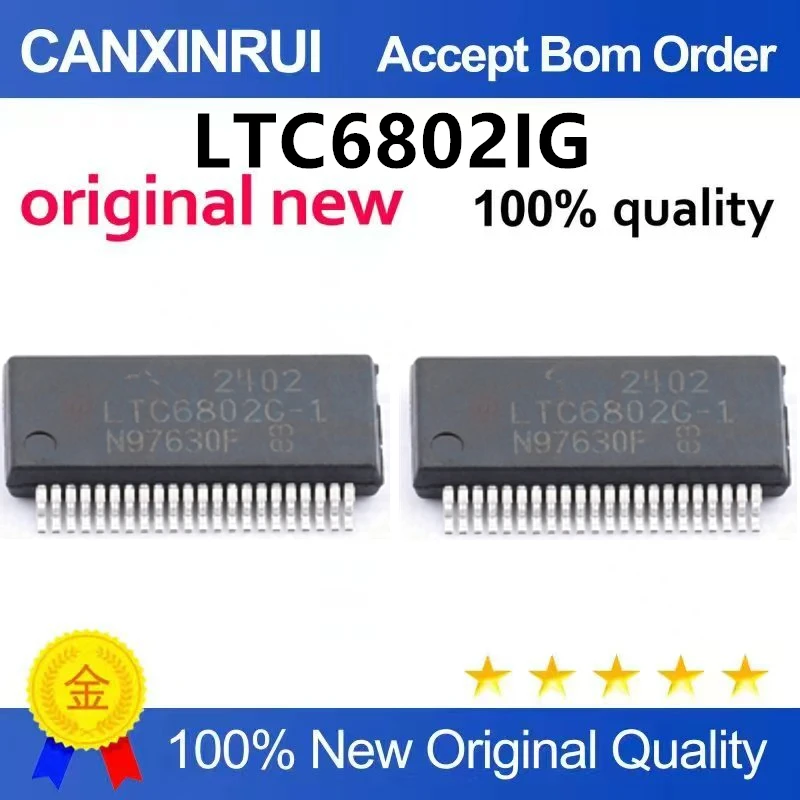 （5pcs-10pcs）Brand new original LTC6802G-1 LTC6802IG-1 multi cell battery pack monitor chip