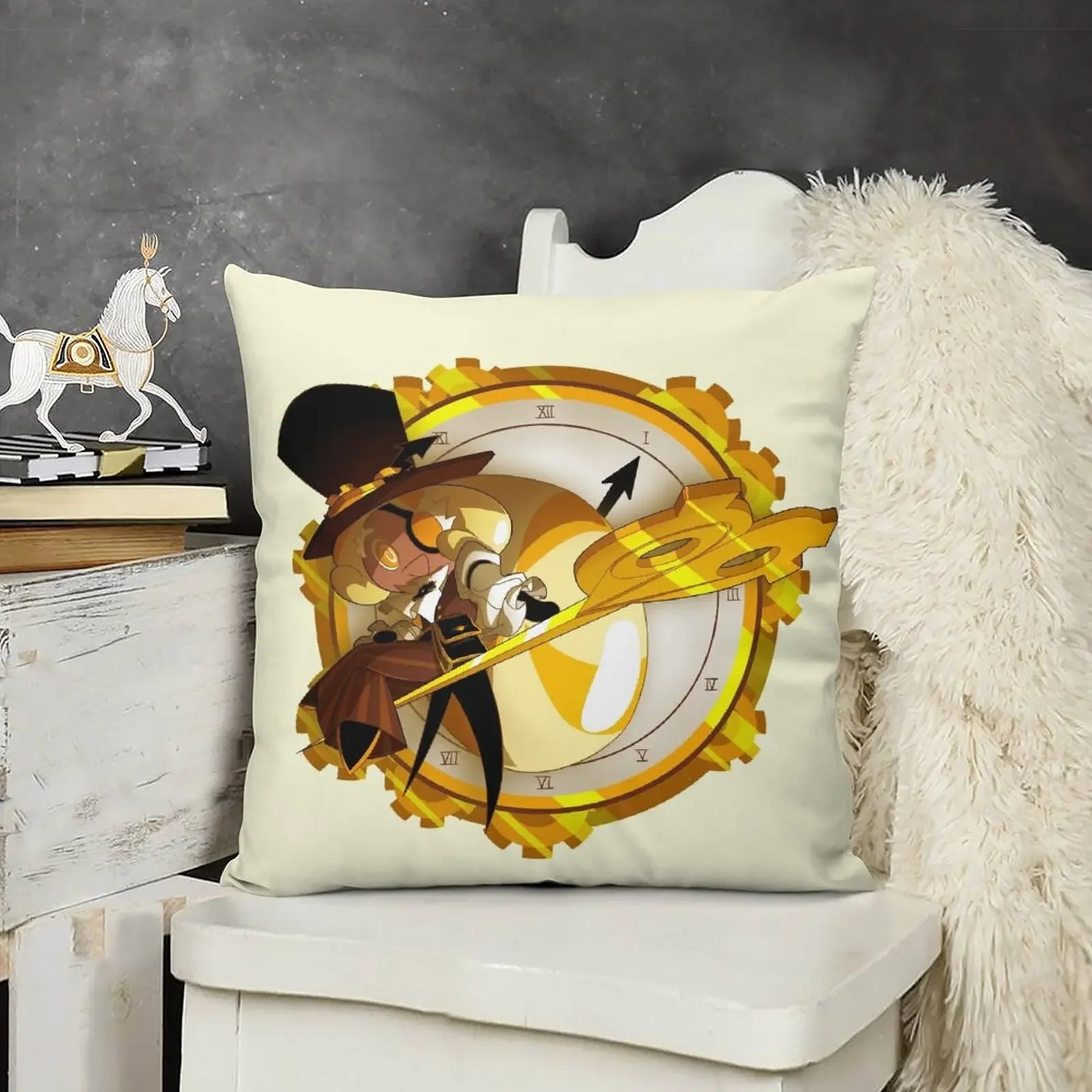 

Timekeeper Cookie Throw Pillow Christmas Pillow Cases autumn pillowcase Sofa Cushion pillow