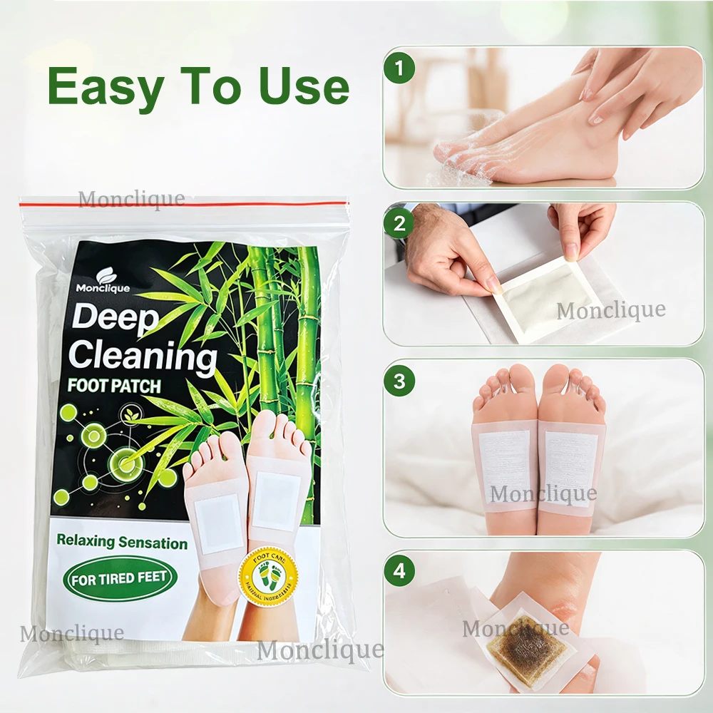 10/50 пар бамбуковых пластырей – обзор и цена Detox Foot Patch