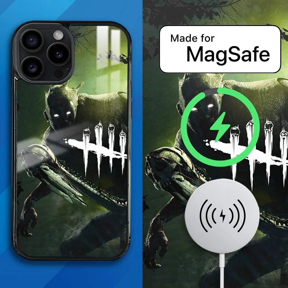 

Game D-Dead by D-Daylight Cool Magnetic Phone Case For iPhone 15 14 13 12 11 Pro Max Plus Mini Mirror Wireless Magnetic Cover