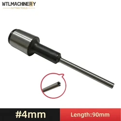 #4 Hollow Paper Drill Bits Straight Shank WTLMACHINERY For Punching Machine Hole Punching Diameter