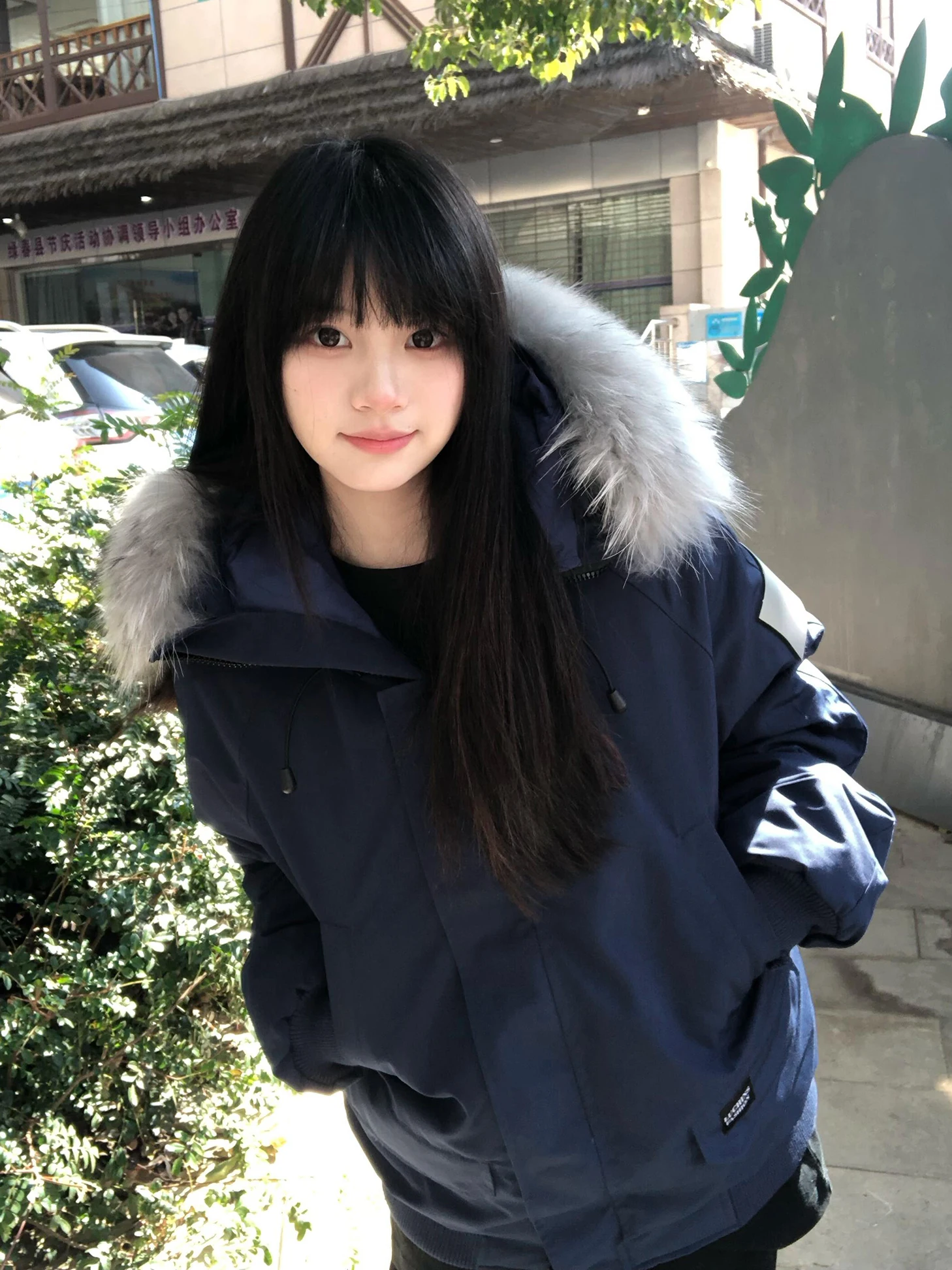 

Женская парка с натуральным мехом, осенняя, с уникальным воротником-стойкой, теплая, в стиле аргайл, с карманами-карго, приталенная, для путешествий, с декоративными вставками, привлекательная