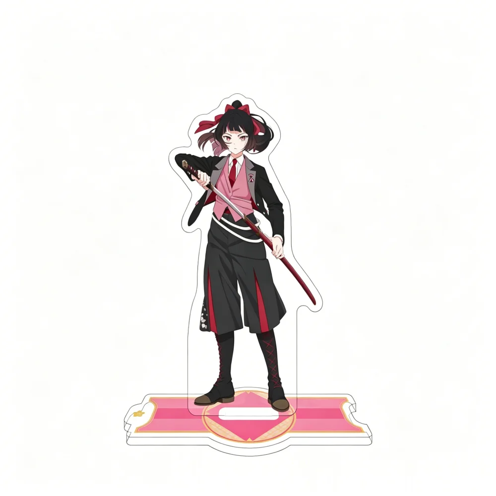 New Agents of the Four Seasons Dance of Spring Acrylic Stand Keychain Hinagiku Sakura Ruri Desktop Decor Cartoon Figure