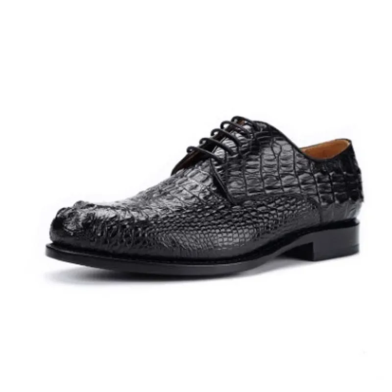 dae new  crocodile shoes  male  business  crocodile  Leather men  Leather