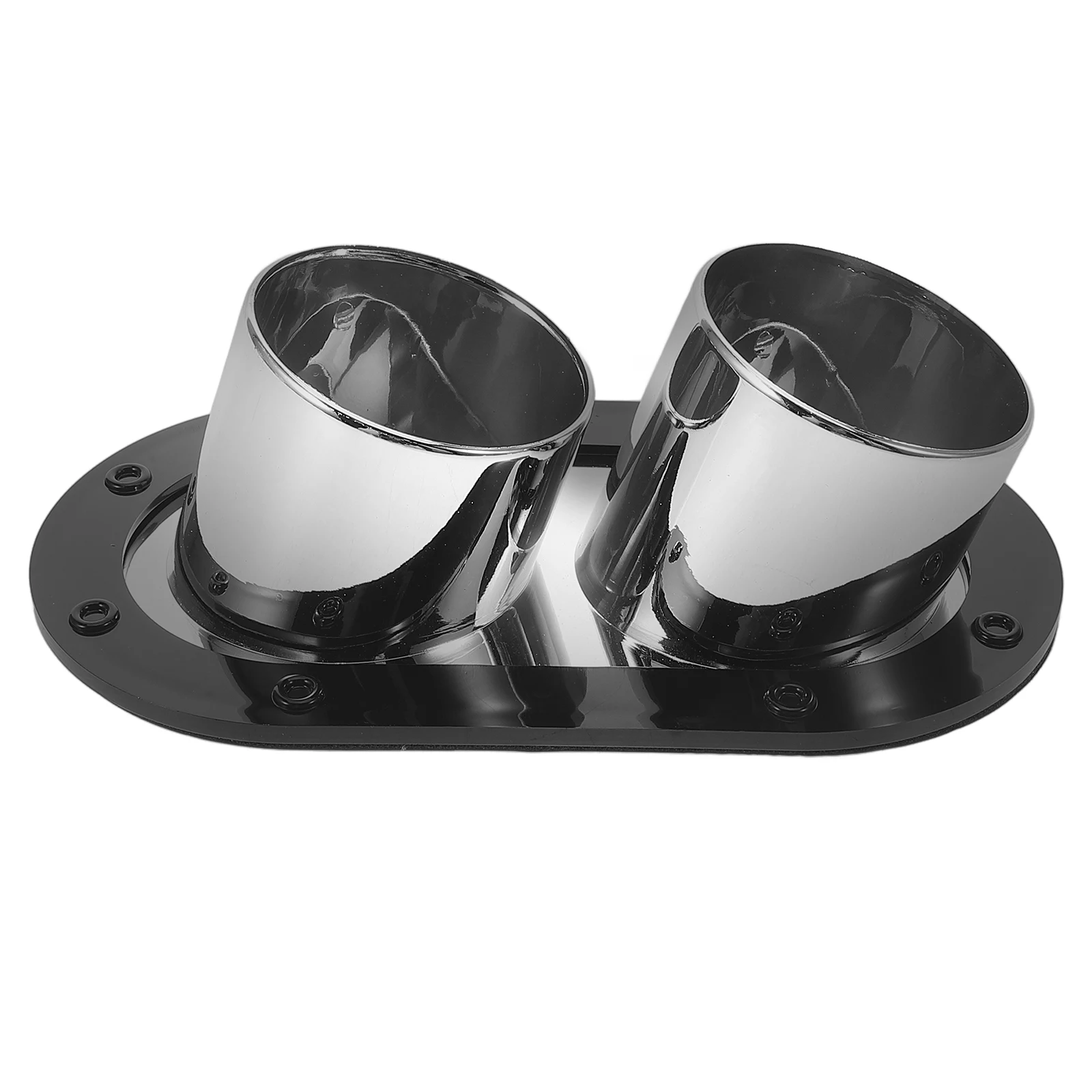 

Universal Vehicle Bumper Decor Fake Exhaust Tube Anti-Collision Protective Strip Car Bumper Sticker Automotive Styling