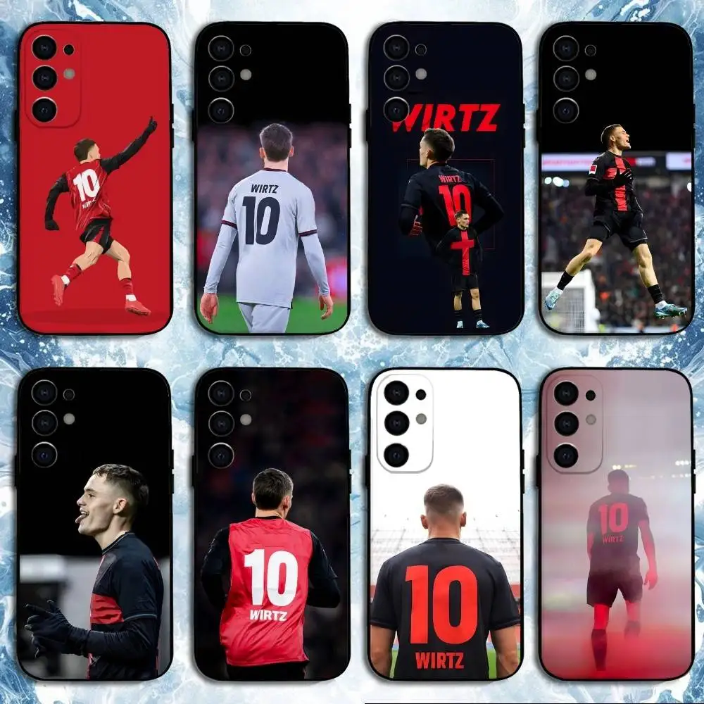 

Football F-Florian Wirtz Phone Case For Samsung S25,S24,S23,S22,S21,S20,Plus,Fe,Lite,Others Black Cover