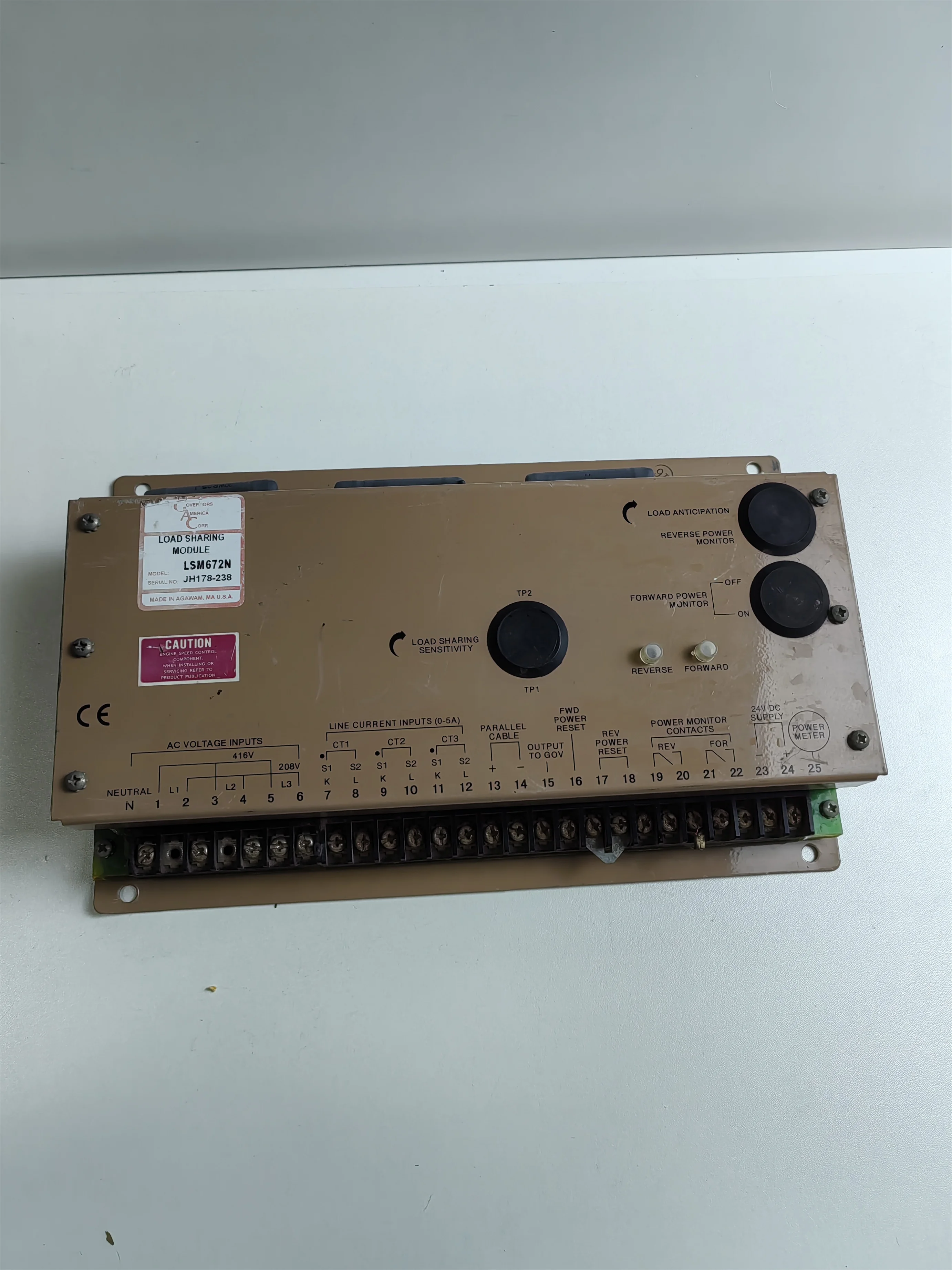 LSM672 LSM672N Diesel Genset Load Splitter Power Controller Speed Controller