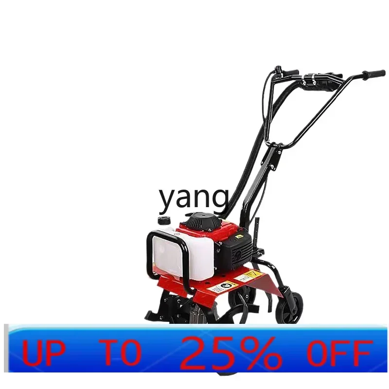 LTT Micro-tiller Four-stroke small agricultural cultivated land machine Multifunctional amphibious