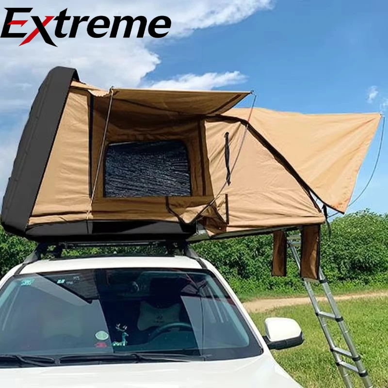 

Custom Outdoor Camping Aluminium Tents Car Roof Top Tent Soft Cover Rooftop Tent