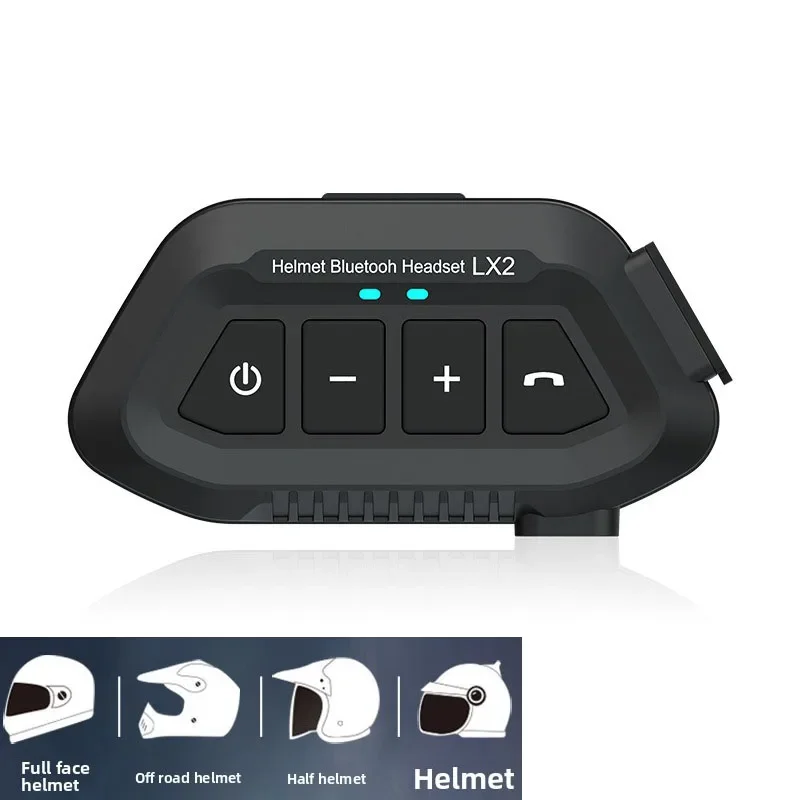 Motorbike Hands Free Wireless Headphone Motorcycle Helmet Bluetooth Headset Waterproof Voice Assistant Moto Earphone