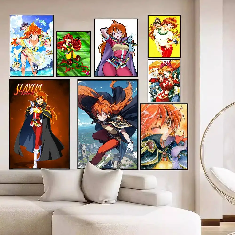 Lina I-Inverse Anime S-Slayers Poster Poster Mural For Living Room Bedroom Wall Office Wall Decor Gift For Friends Unframed