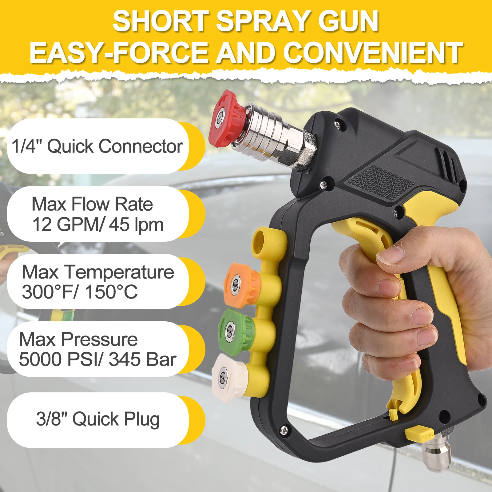 High Pressure Washer Short Spr - огляд і ціна Bear Spray Clip