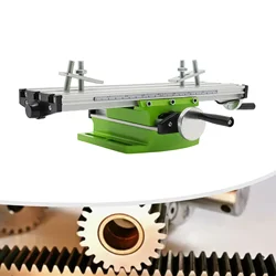 Table de travail de fraisage multifonction d'étau de forage d'établi composé de glissière transversale de 2 axes