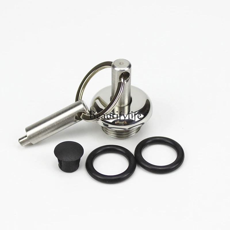 

Anti-Skid Oil Filter Cap-Foot Stainless Steel Anti-Theft Oil Filter Cap Plug Engine Fuel Screw