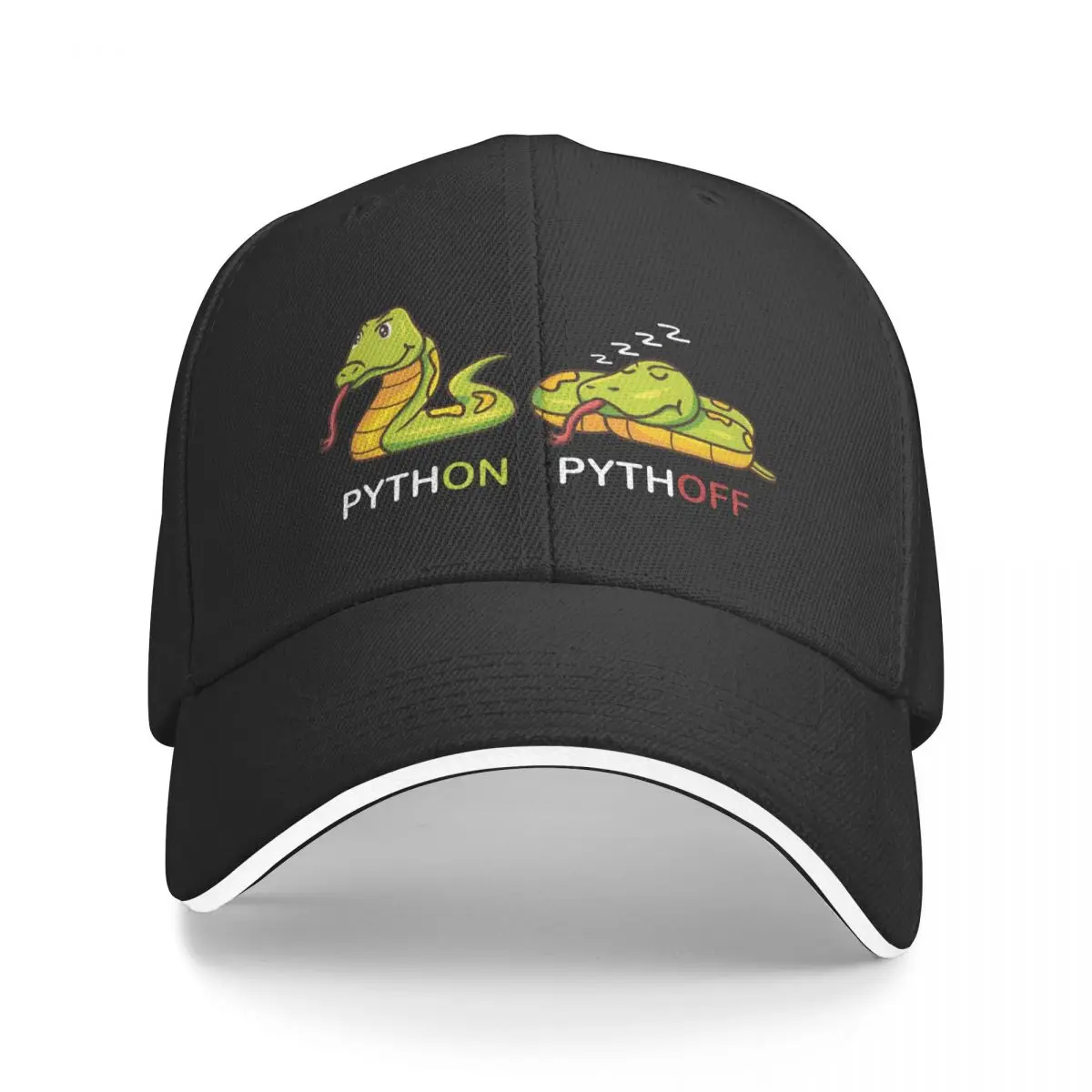 Baseball Caps Python Off Funny Casquette Unisex Casual Summer Caps