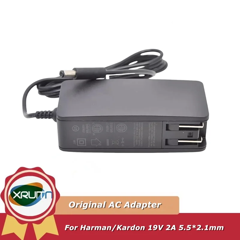 Original F19V-2C-DC 19V 2A AC Adapter For Harman / Kardon Onyx Studio 1 2 3 4 5 6 7 Bluetooth Speaker Power Supply US Plug