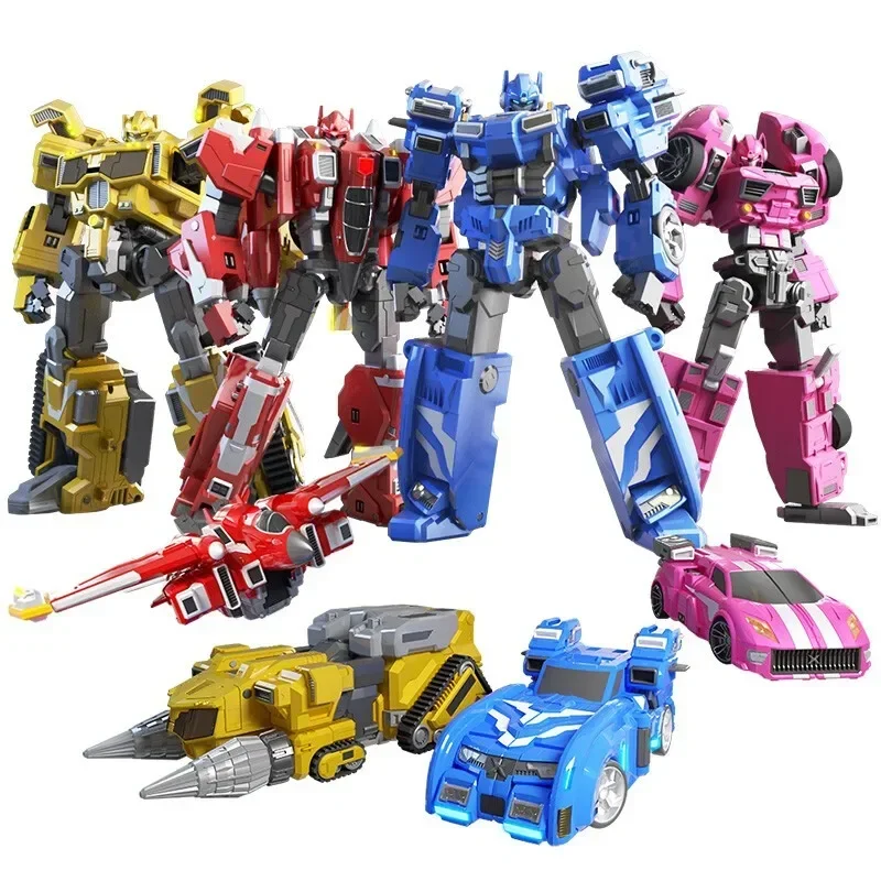 Mini Force Transformation Robot Toys Action Figures MiniForce X Simulation Car Airplane Deformation Mini Agent Toy