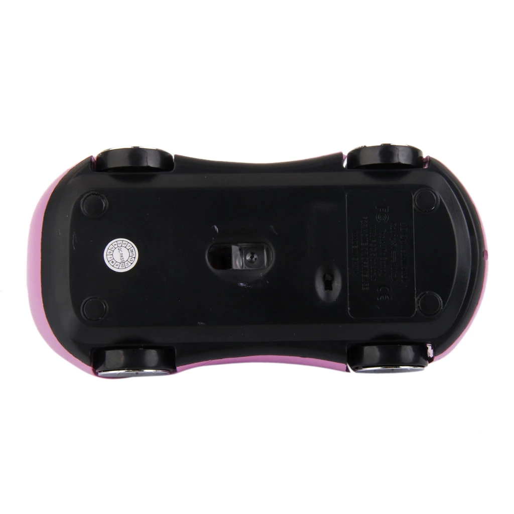 Stylish Car Shape LED Wireless Optical Mouse 1600DPI USB Mice for Windows Mac Desktop Laptop