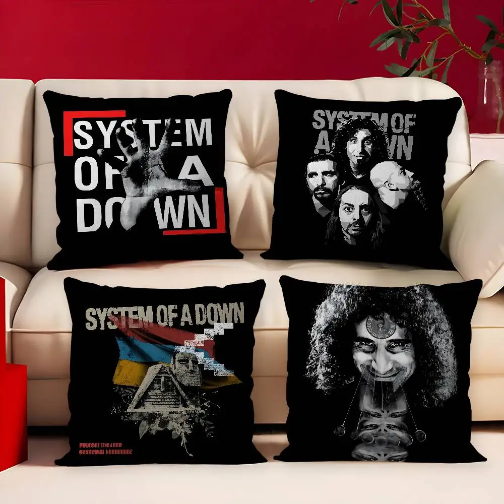 S-System O-Of A D-Down Office Cushion Pillowcase Car Cushion Cover45X45CM Lumbar Pillowcase Sofa Pillowcover