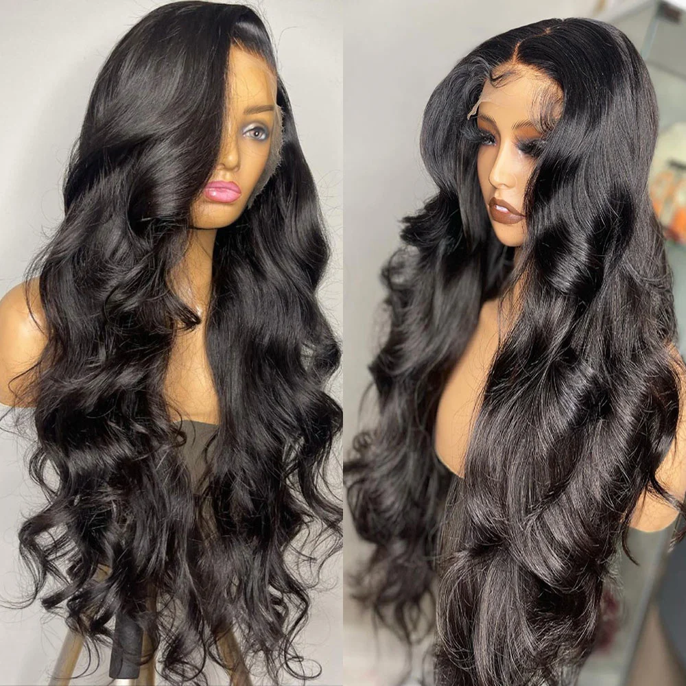 

13x6 Human Hair Body Wave Lace Front Wigs For Women Brazilian Hair Glueless Pre Plucked Body Wave 13x4 Hd Lace Frontal Wig