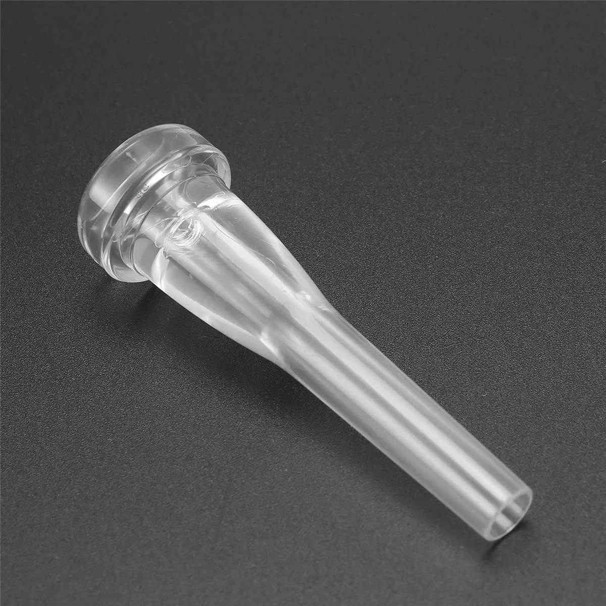 SMIEA Bocchino per tromba in ABS misura Meg 3C per parti di accessori per tromba musicale per principianti di Bach o esercizi per le dita, bianco