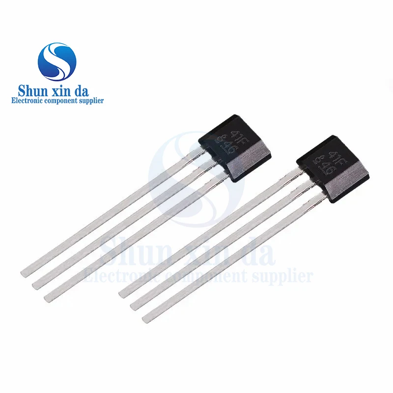 100PCS 41F SH41 SS41F S41 OH41 SH41 S41 0H41 SS41 TO-92UA DIP Low-cost Digital Bipolar Hall-effect Sensor ICs Hall sensor