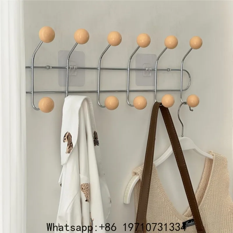 

Ins Household Wall Hooks Without Marks Nail Iron Decorative Storage Coat Hook Fitting Room Closet Living Room