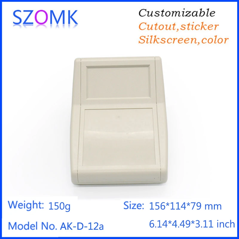 1Pcs 156*114*79mm desktop plastic enclosure for electronic equipment boxes szomk plastic box electrical plastic instrument box