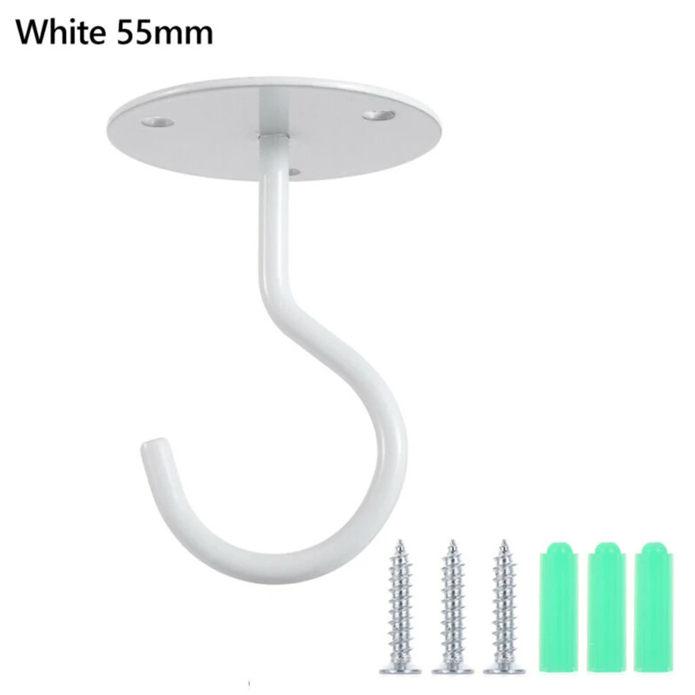 ยี่ห้อใหม่ 7 ชิ้น/เซ็ต Garden Home ตะขอแขวนแขวน Wall Mount ตะกร้าตะขอยึดเพดาน Hooks สวนแขวน