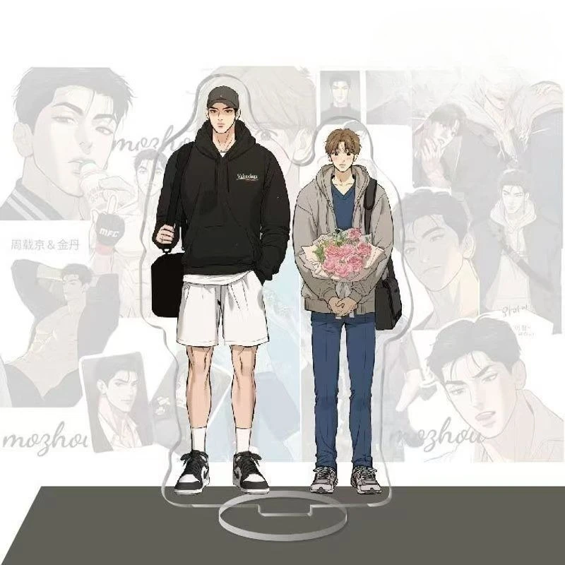 

Изысканная акриловая большая стойка из аниме Jinx Joo Jae-kyung и Kim Dan 15 см — креативное украшение для семейной комнаты, идеальный подарок для друзей