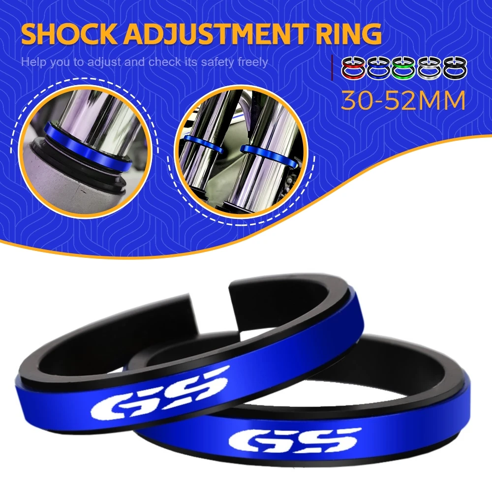 FOR BMW F850GSA F650GS F700GS F800GS R1200GS R1250GS Motorcycle Adjustment Shock Absorber Auxiliary Rubber Ring CNC Accessories