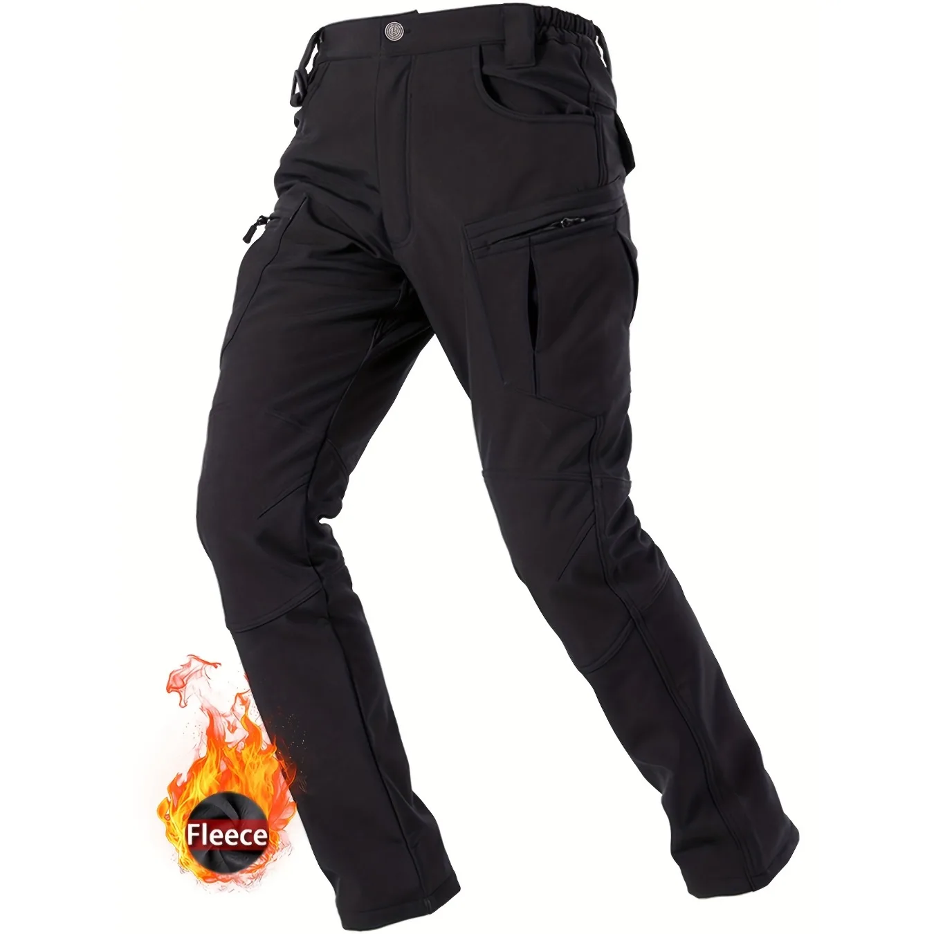 

Men's Outdoor Cold Resistant Tactical Pants with Multiple Pockets Work Pants Wear-resistant and Tear Resistant Training Pants