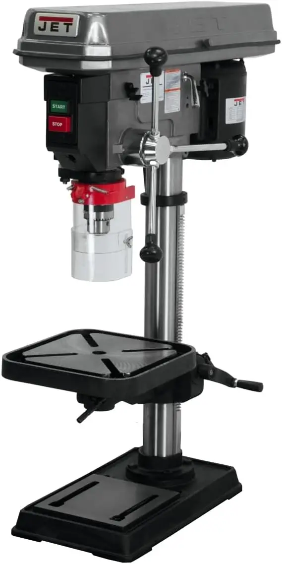 

JET 15-Inch Step Pulley Benchtop Drill Press, 3/4 HP, 115/230V 1Ph (Model J-2530)