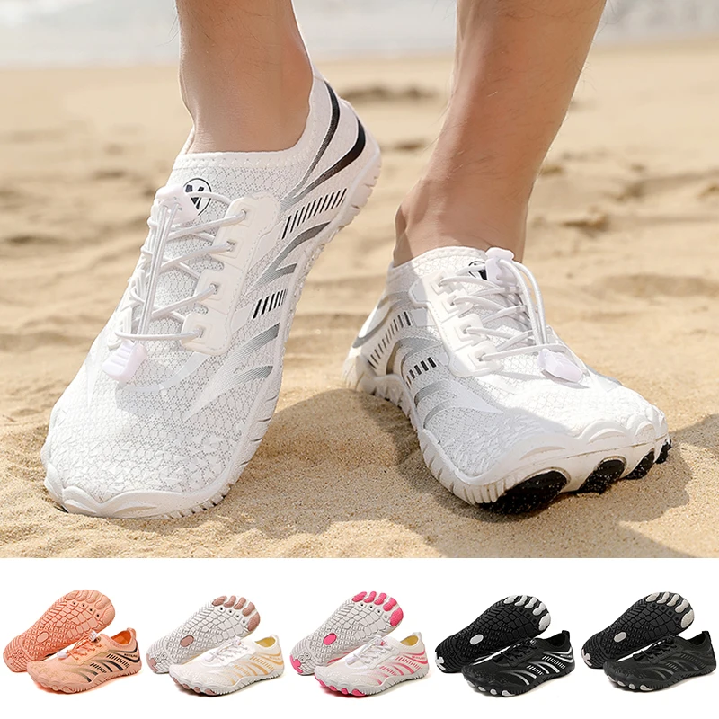 Quick Dry Water Shoes Men's Women's Beach Swimming Shoes Surfing Seaside Aqua Shoes Couple Barefoot Upstream Sneakers Anti-Slip