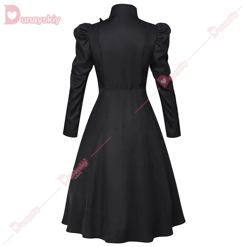 DY20Wicked Witch Elphaba Косплей Фантазия Костюм Маскировка для Женщин Черное Платье Шляпа Ведьма Одежда Для Ролевых Игр Хэллоуин Карнавал S