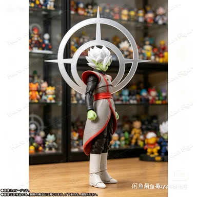 Em Estoque 100% Original Bandai Dragon Ball Sh Figuarts Shf Potara Zamasu Figuras de Ação Modelos de Anime Brinquedos Figura PVC Presentes