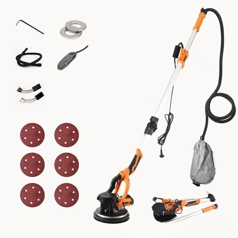 Electric wall putty grinder decoration wall belt machine sand tray folding belt self-priming